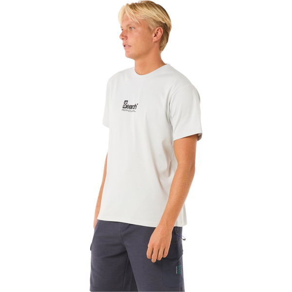 2025 Rip Curl Männer Vaporcool Searchin Tee 0NMMTE - Iced Grey